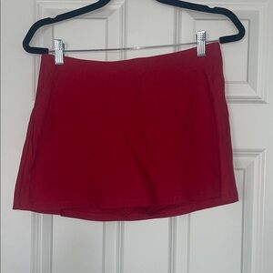 Garage Red Skort Medium NWT